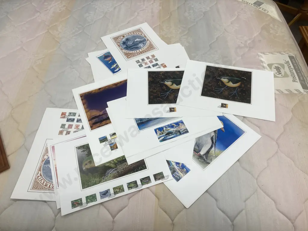 Selection Of Approx 30 NZ Post Art Prints Image 1++