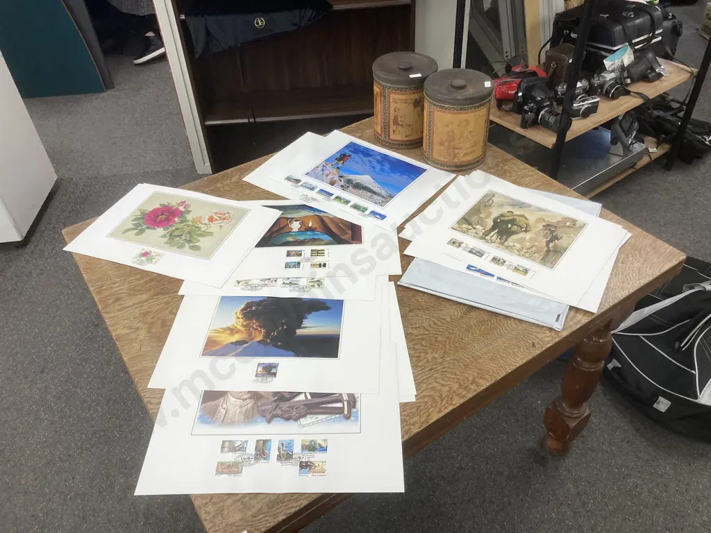 Selection Of Approx 30 NZ Post Art Prints Image 1++
