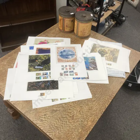 Selection Of Approx 30 NZ Post Art Prints