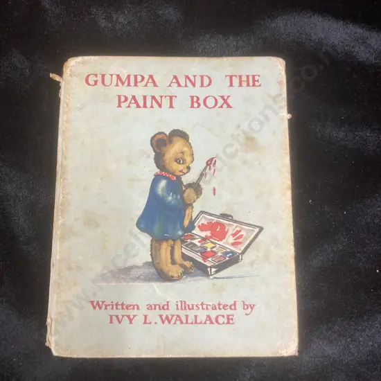 1949 First Edition Gumpa And The Paint Box (Animal Shelf Series) By Wallace, Ivy L