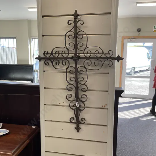 Decorative Wrought Cross H67cm, W50cm