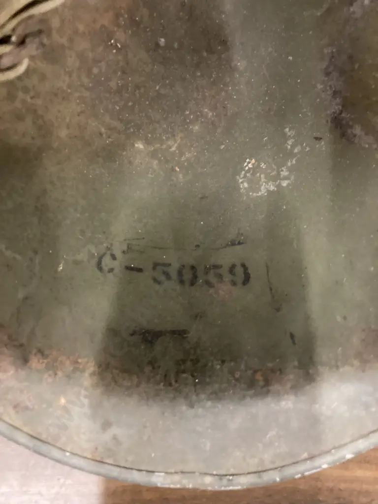 Vintage WWII US Army Military M1 Steel Helmet Image 1++