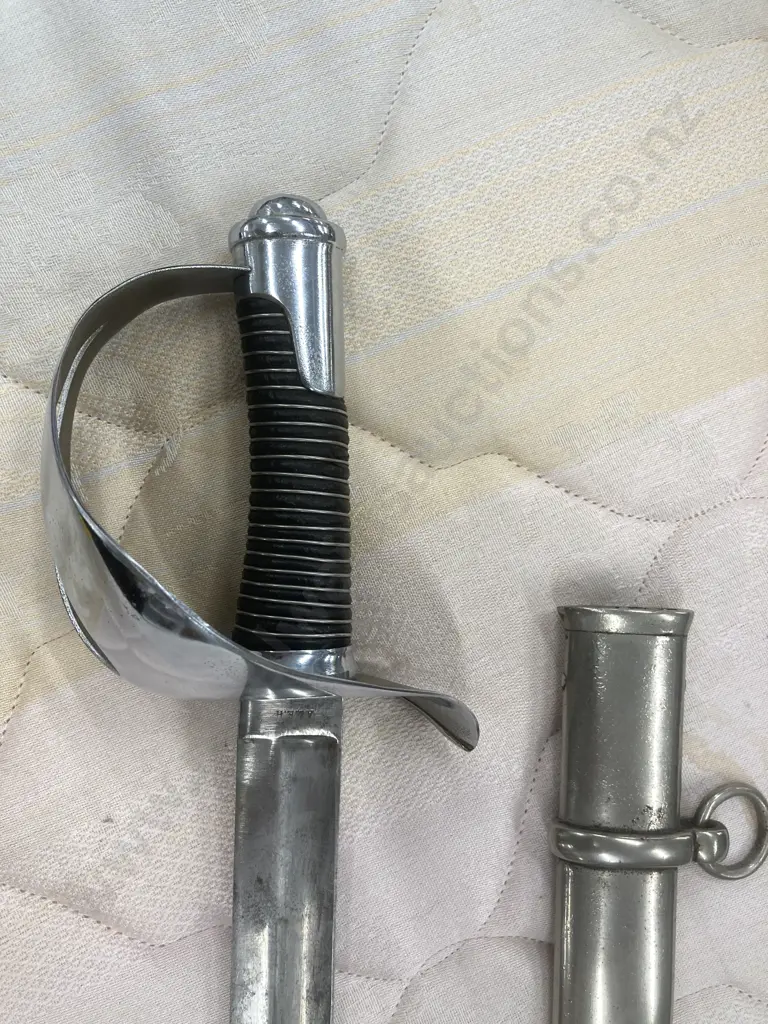 Vintage Sword & Scabbard, Marked A&E.R, L103cm Image 1++