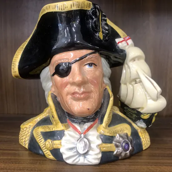 Royal Doulton Character Toby Jug Of The Year 'Vice-Admiral Lord Nelson' 16 x 18cm