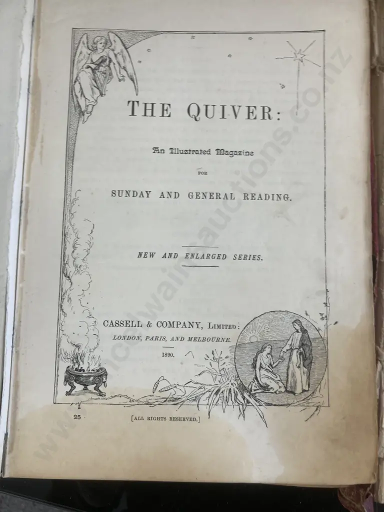 The Quiver (1890): An Illustrated Magazine for Sunday and General Reading (The Quiver) Hardcover – January 1, 1890 Image 1++
