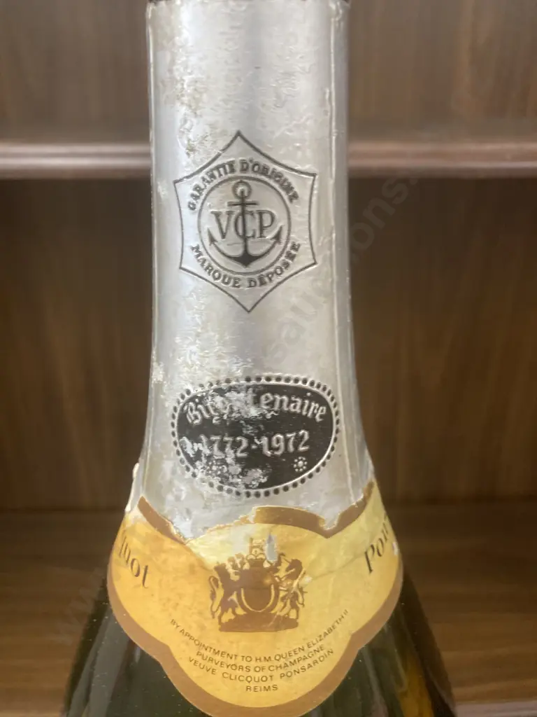Vintage Veuve Clicquot Bottles, H48 & 39cm Image 1++