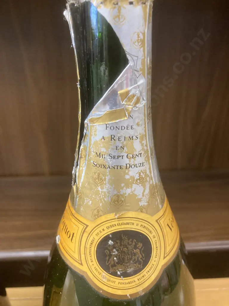 Vintage Veuve Clicquot Bottles, H48 & 39cm Image 1++