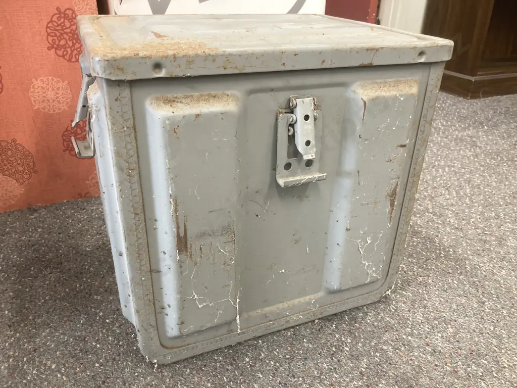 Vintage Military Ammunition Component Box MK2, H37 W38 D30cm Image 1++