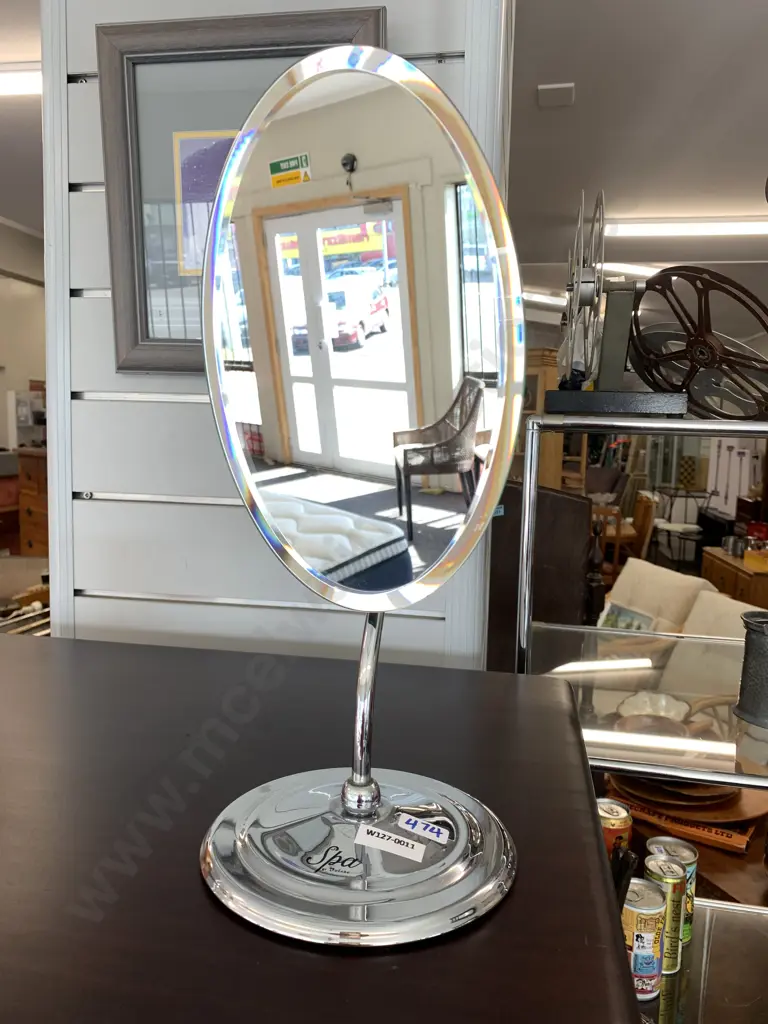 Volere Spa Oval Vanity Mirror, 37.5 x 15cm Image 1++