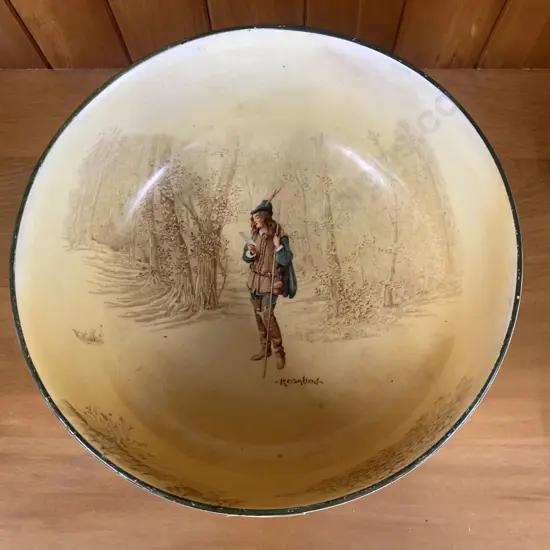 Royal Doulton Shakespeare Series Ware Salad Bowl 'Rosalind', D3746, 10 x 30cm