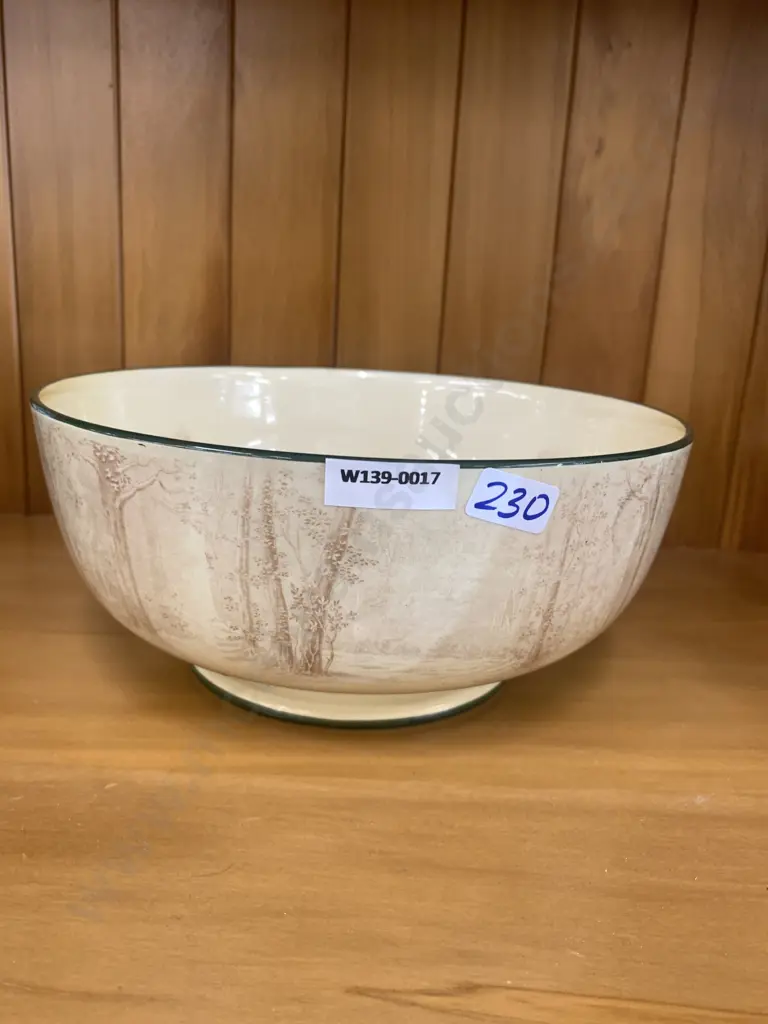 Royal Doulton Shakespeare Series Ware 'Falstaff' Salad Bowl, 10 x 30cm Image 1++