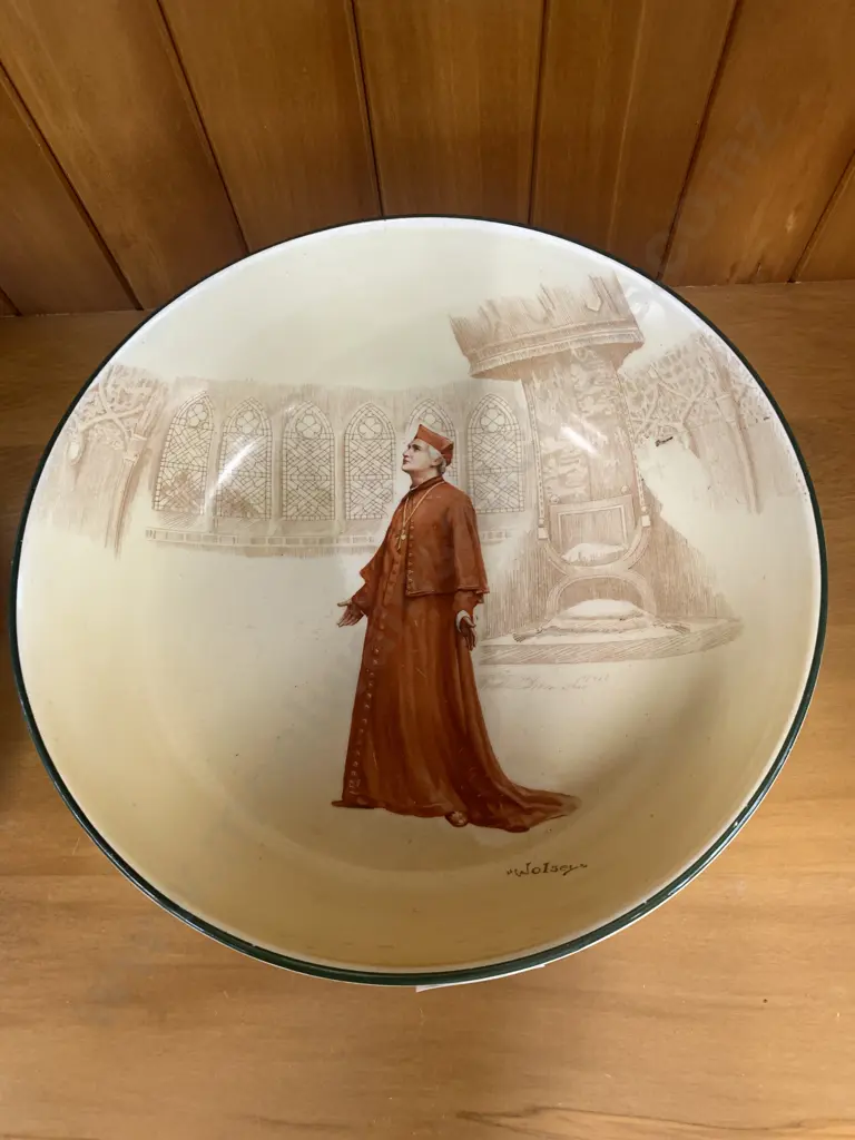 Royal Doulton Shakespeare Series Ware 'Wolsey' Salad Bowl, D3746, 10 x 30cm Image 1++