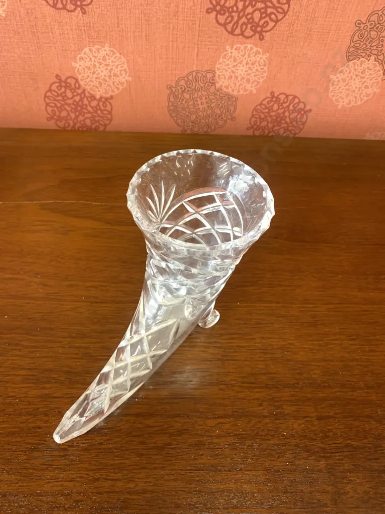 Crystal Shoe Vase, H13 L20cm Image 1++