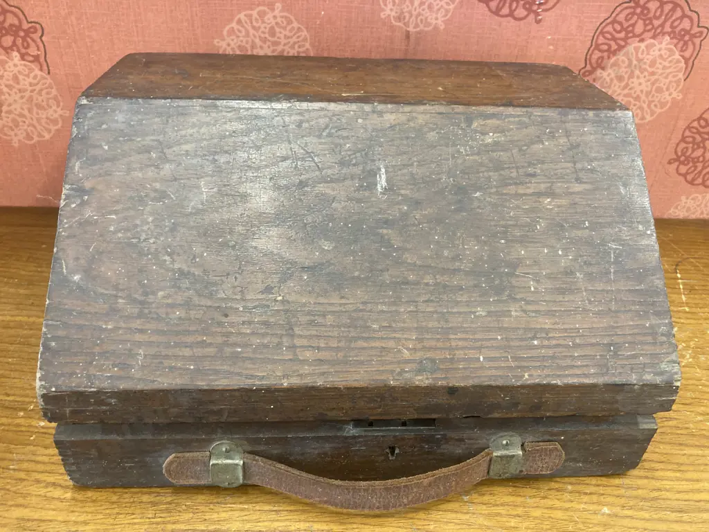 Antique Vintage Blickensderfer Portable Typewriter #5, Newcastle-On-Tyne. Made In USA In Original Wooden Case Image 1++