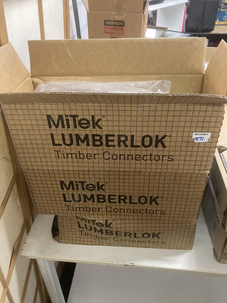 Lumberlok MiTek Top Plate Stiffeners, 3 x Boxes of 8 Image 1++
