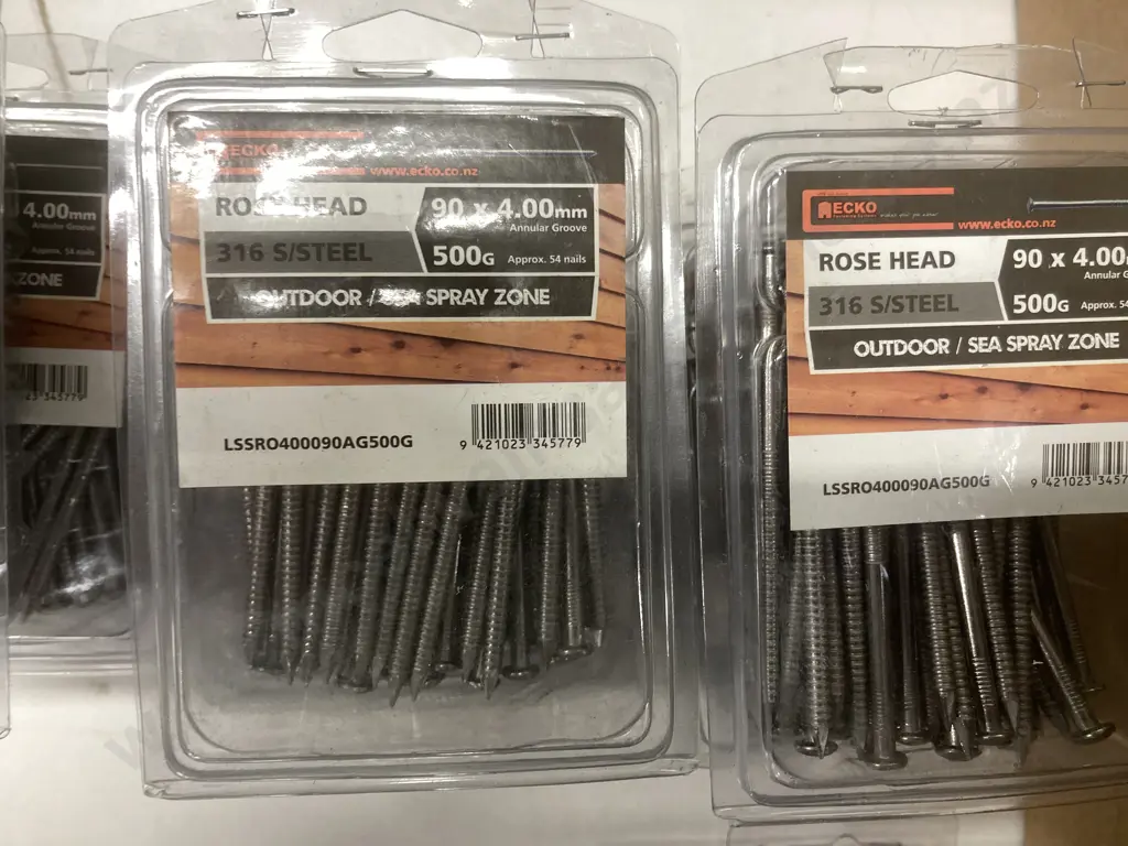 Ecko Rose Head 90 x 4.00mm, 10 x 500g Packs, Outdoor / Sea Spray Image 1++