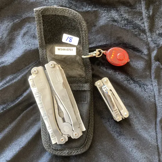 Coleman Pro Lock  With Case & A Winchester Multi Tool