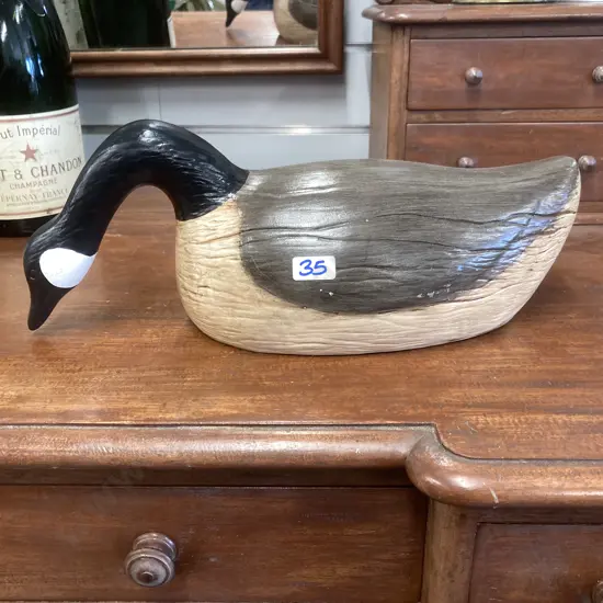 Ceramic Hand Painted Duck H14cm L37cm