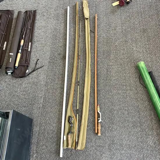 Vintage Phantom Elite Rod and Tru Temper Rod, both with bags