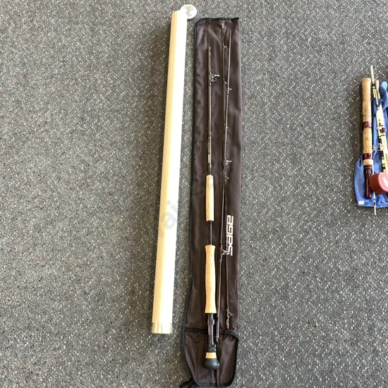 Sage Graphite III 1290-3 RPLX No 12 line 9 foot Rod with bag and tube