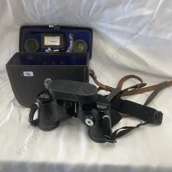 Sears Discoverer 7x35 Model 6287-A FOV 657FT@1000 Yds - Ultra Rare With Case & Accessories
