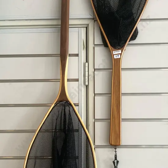 Large Bentwood Landing Nets x 2