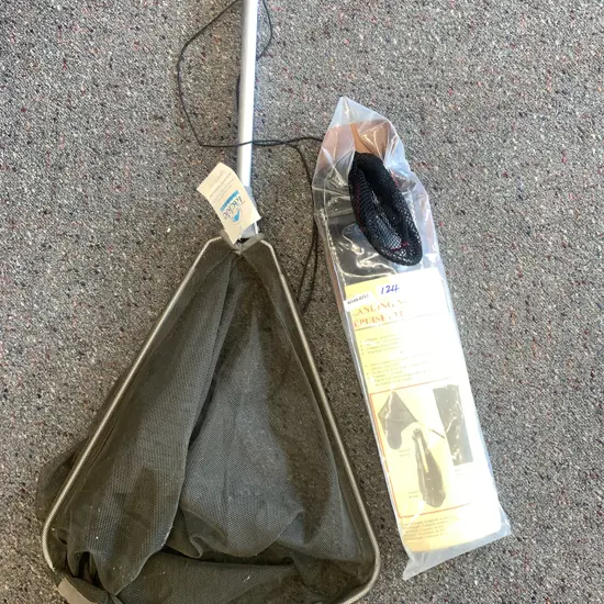 16" Folding Trout Net & A Landing Net Epuisette