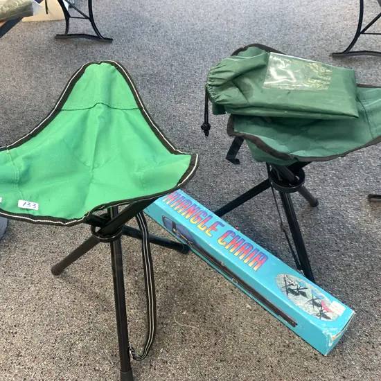 Triangle Stools x 2