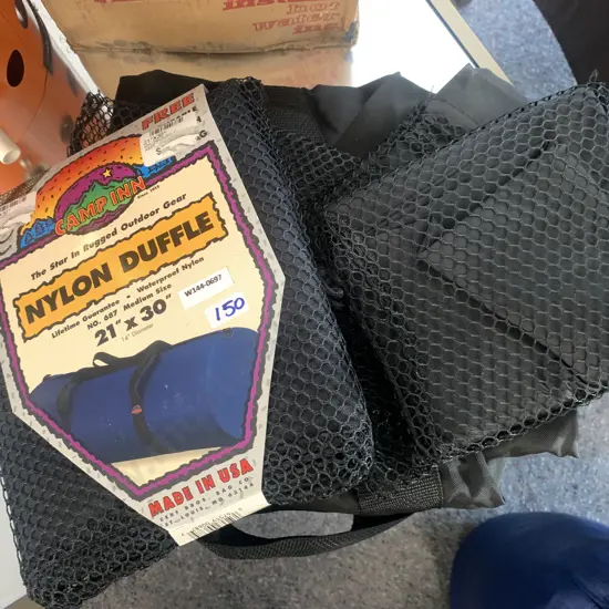Camp Inn Nylon Duffle Gear. Water Proof