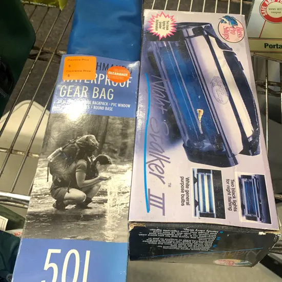 Night Stalker III Light and Kathmandu Water Proof Gear Bag