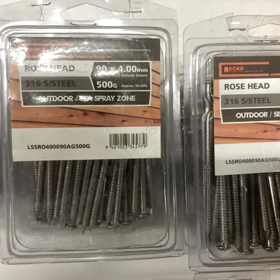 Ecko Rose Head 90 x 4.00mm, 10 x 500g Packs, Outdoor / Sea Spray