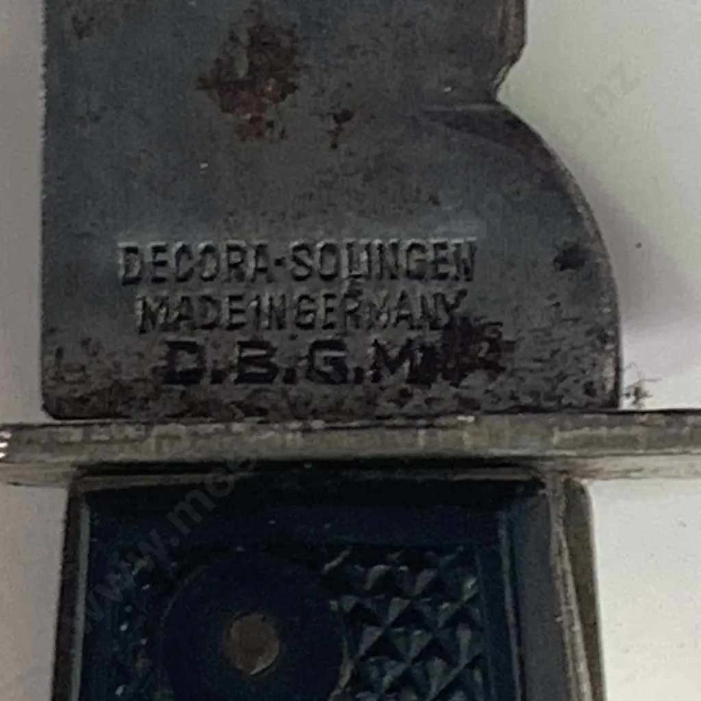 Vintage SOLINGEN Germany Multi Knife with multiple Blades and corkscrews etc in handle, in leather Sheath Image 1++