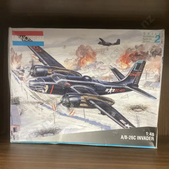 Monogram 1/48th scale A/B-26C Invader Aircraft Model Kit