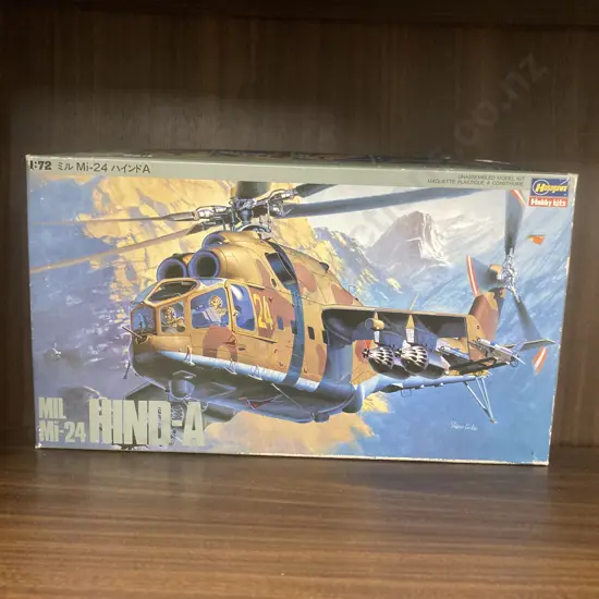 Hasegawa Hobby Kits Mil Mi-24 Hind-A 1:72 Model Kit (Released 1986)