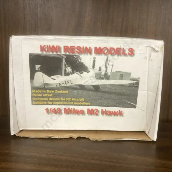Vintage 2006? Kiwi Resins 1/48 Miles M2 Hawk Model Plane Kit
