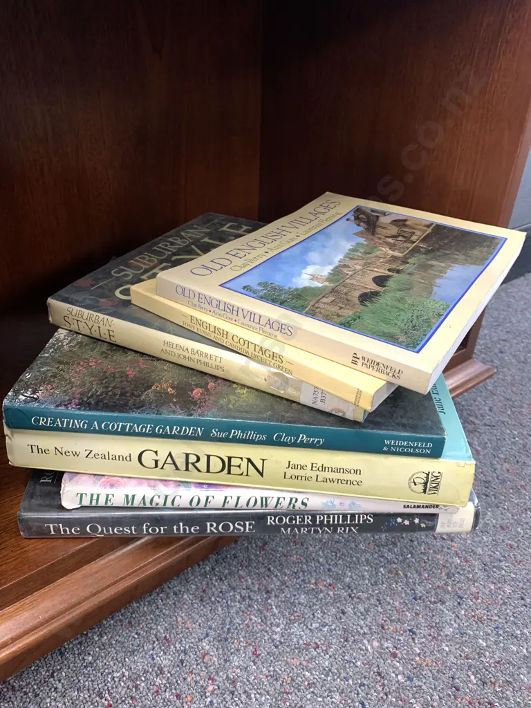Coffee Table Books x 7, NZ Garden, Old English Villages Etc Image 1++