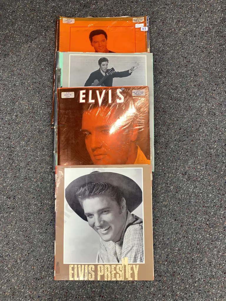 Assortment of Elvis Presley Memorabilia - scrap books, phones, news clippings etc Image 1++