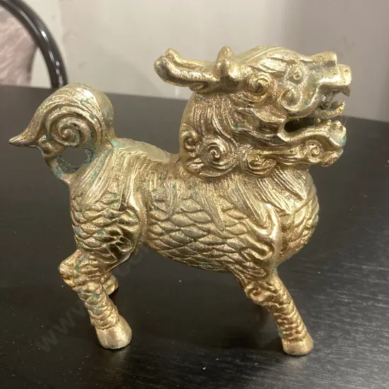 Brass Feng Shui Sculpture, 14 x 15cm