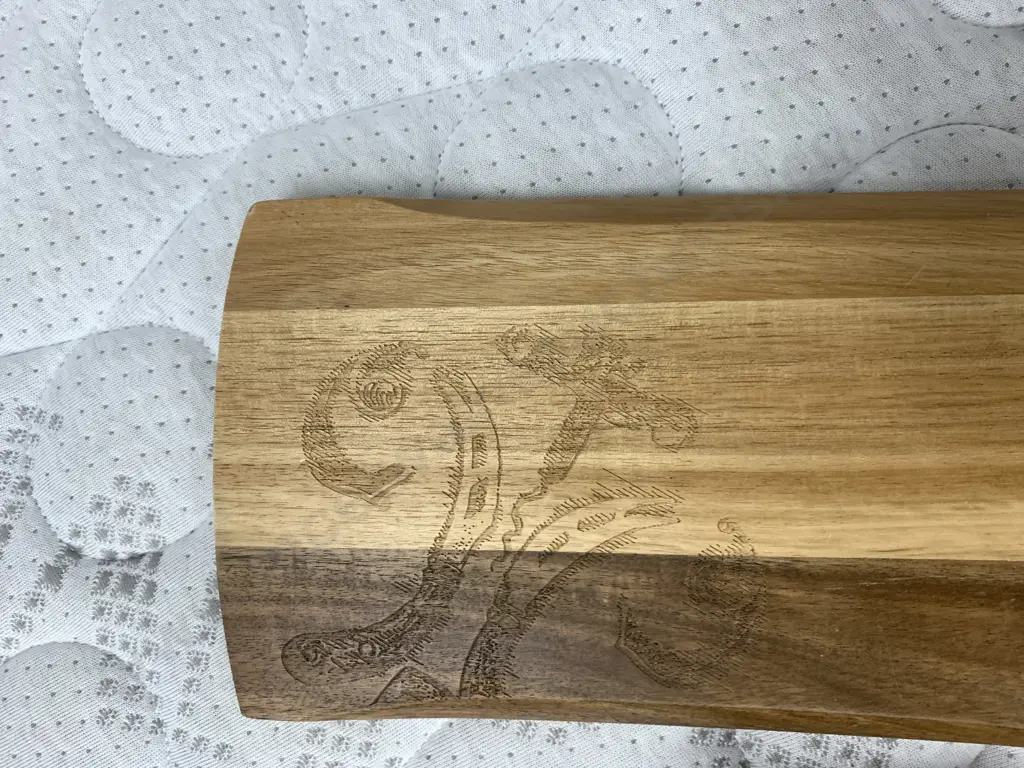 Round Serving Board, Acacia Board & Oak Pepper Grinder, H39cm Image 1++