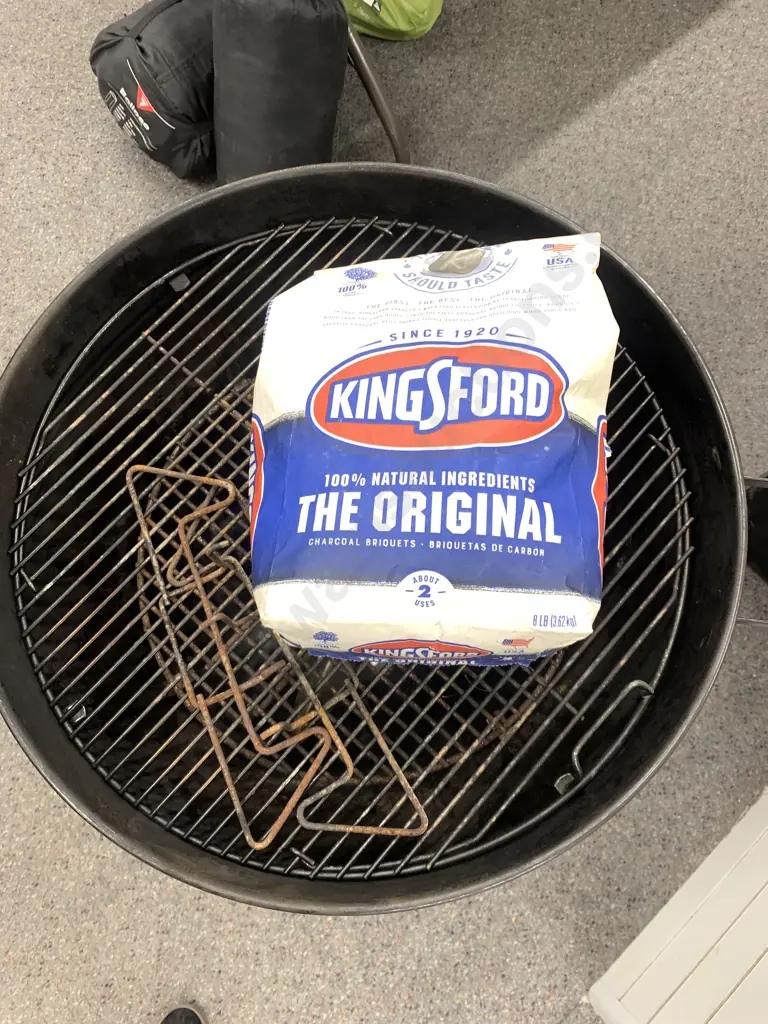 Weber Kettle Charcoal BBQ, 57cm & Part Bag of Kingsford Charcoal Briquets Image 1++