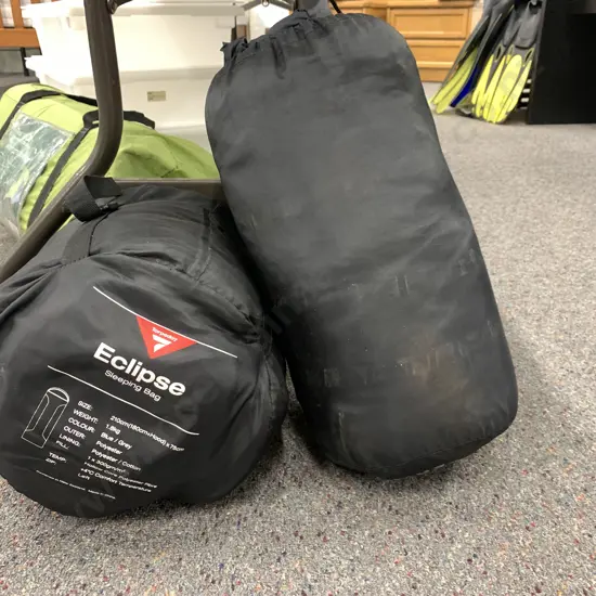 Torpedo 7 Eclipse Sleeping Bag, +4 Degree Comfort Temperature & A Purple / Black Domex NZ Sleeping Bag