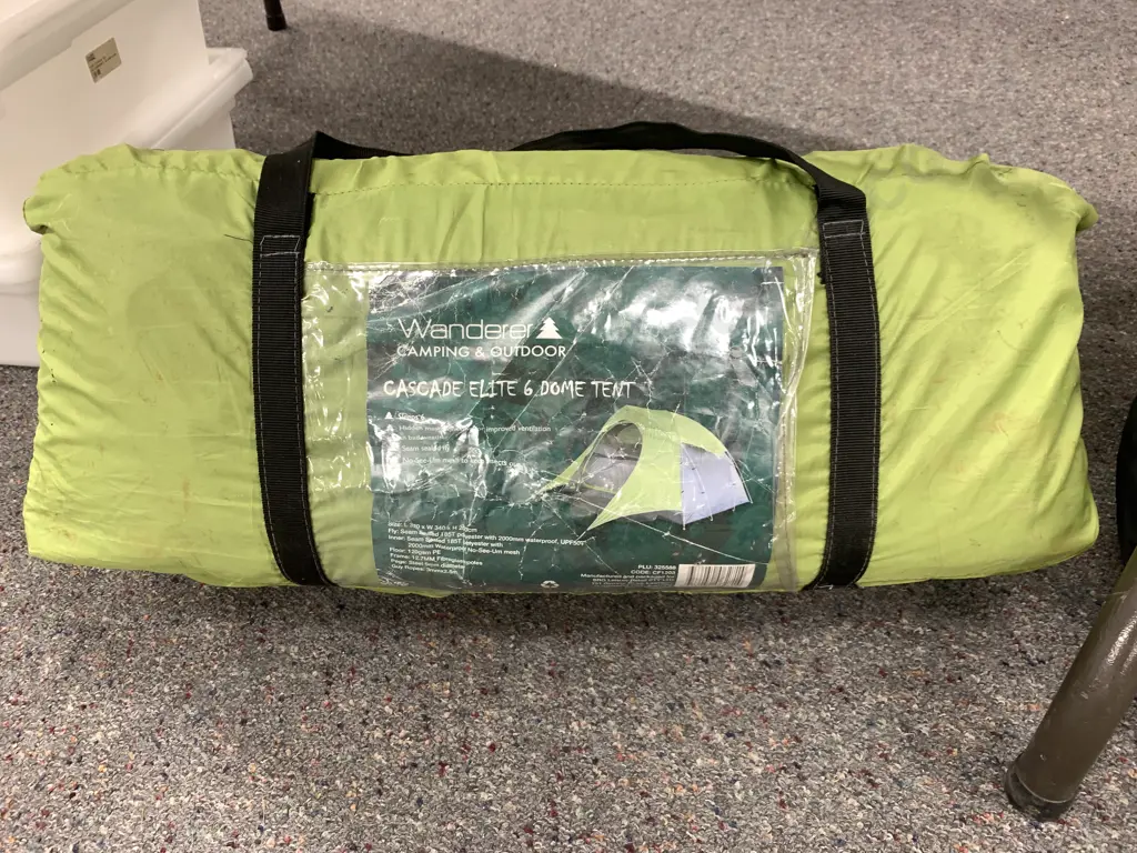 Cascade Elite 6 Dome Tent - Wanderer Camping & Outdoor, H200 L320 W340cm Image 1++