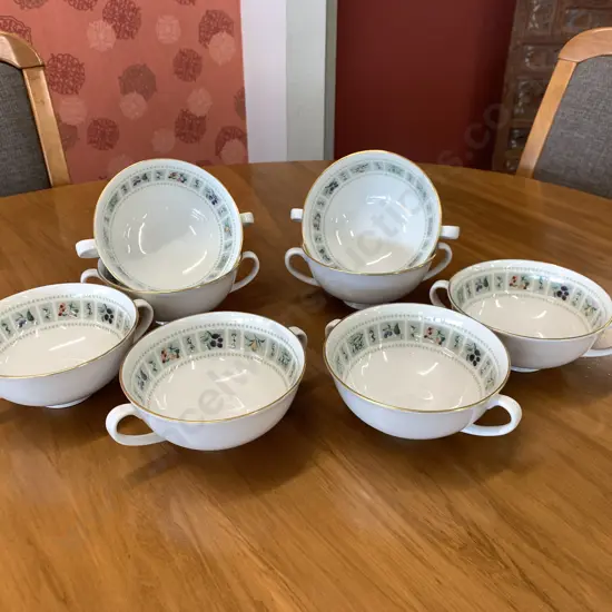 Royal Doulton 'Tapestry' TC1024 Soup Dishes x8