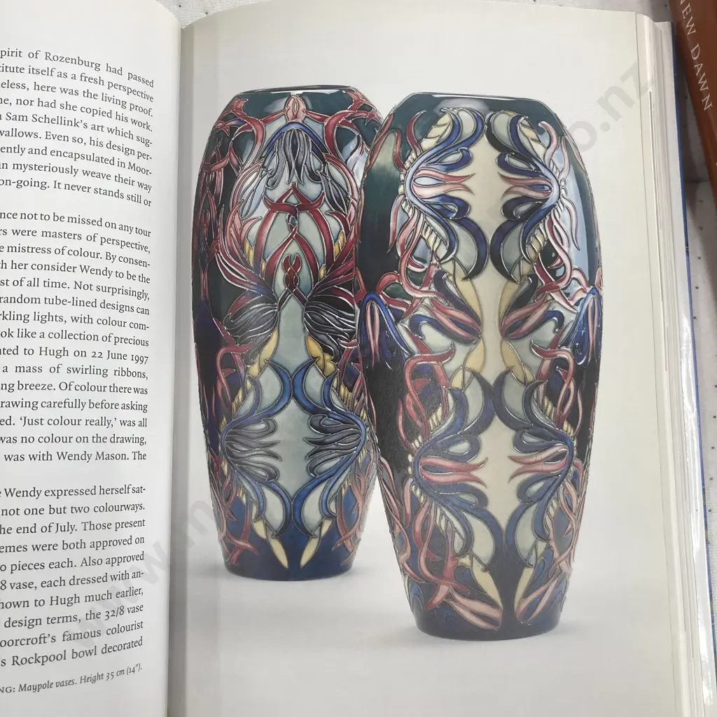 Moorcroft 'The Phoenix Years', 'Winds Of Change' & 'A New Dawn' By Fraser Street Hardcovers & Dust Jackets Image 1++