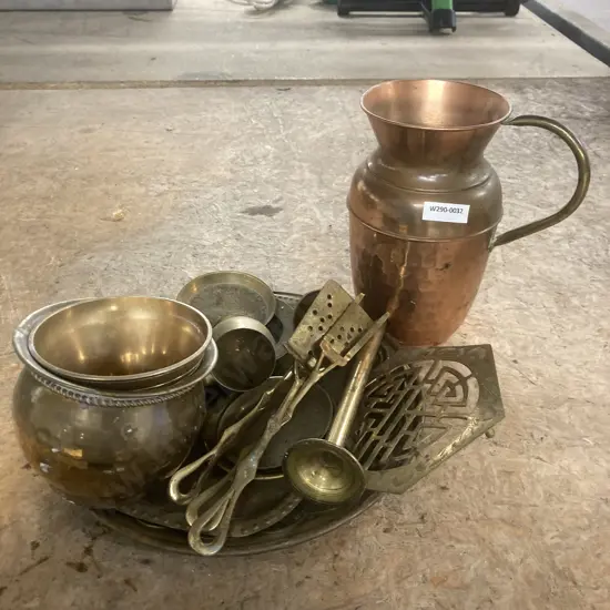 Assortment Of Brass & Copper Items