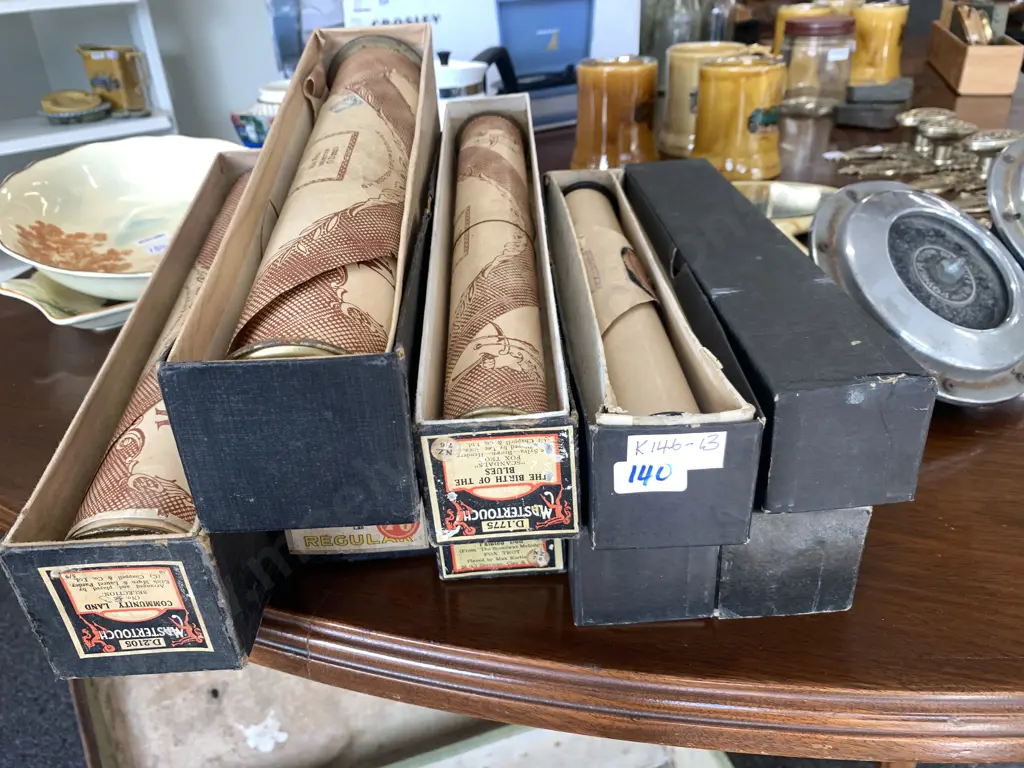 Rare Antique Mastertouch Music Paniola Scrolls - Boxed Image 1++