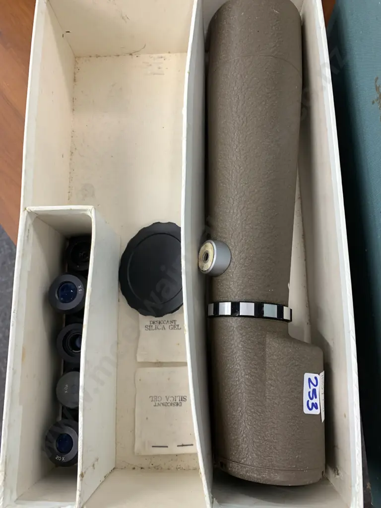 Vintage Boxed Japanese Luminar Spotting Scope with various lens's Image 1++