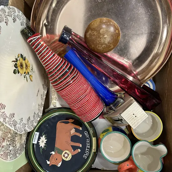 Staffordshire Lord Nelson Ware Cake Plates x 2  And A Slice / Server