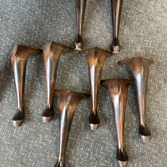 Mahogany Cabriole Legs Set Of Eight