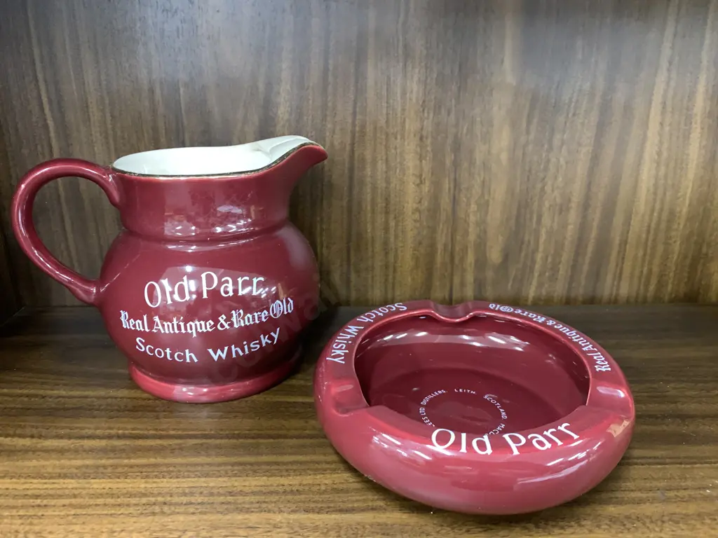Wade Regicor Old Parr Real Antiques & Rare Old Scotch Whiskey Water Jug H13cm af To Top With Ashtray Image 1++